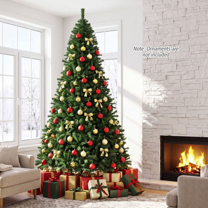 9 ft PVC Artificial Christmas Tree Hinged, Green Christmas Tree at Gallery Canada