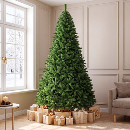 9 ft PVC Artificial Christmas Tree Hinged, Green Christmas Tree at Gallery Canada
