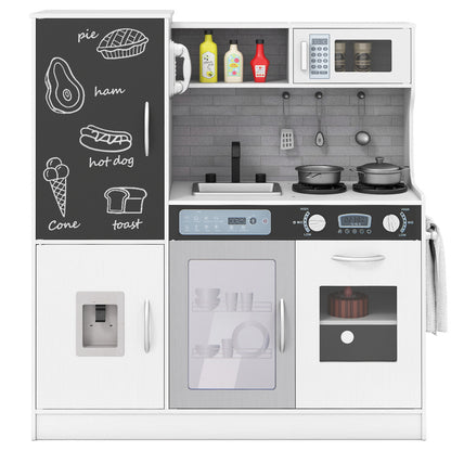Kids Play Kitchen With Utensils, 3+ Years, Silver Play Kitchen Sets Silver at Gallery Canada