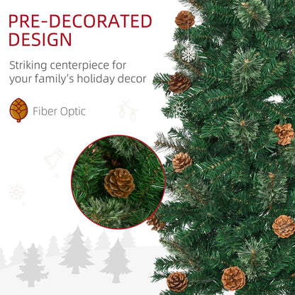 7.5ft Pencil Christmas Tree, Artificial, Pine Needles, Realistic Branches, Green Pencil Christmas Trees at Gallery Canada