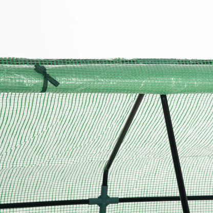 Steel Outdoor Raised Garden Bed with Greenhouse, Cover, 50"x37.4"x36.2", Green Mini Greenhouses at Gallery Canada