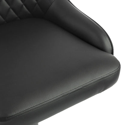 Adjustable Swivel Bar Stools With Backrest, Set Of 2, Black Bar Stools at Gallery Canada