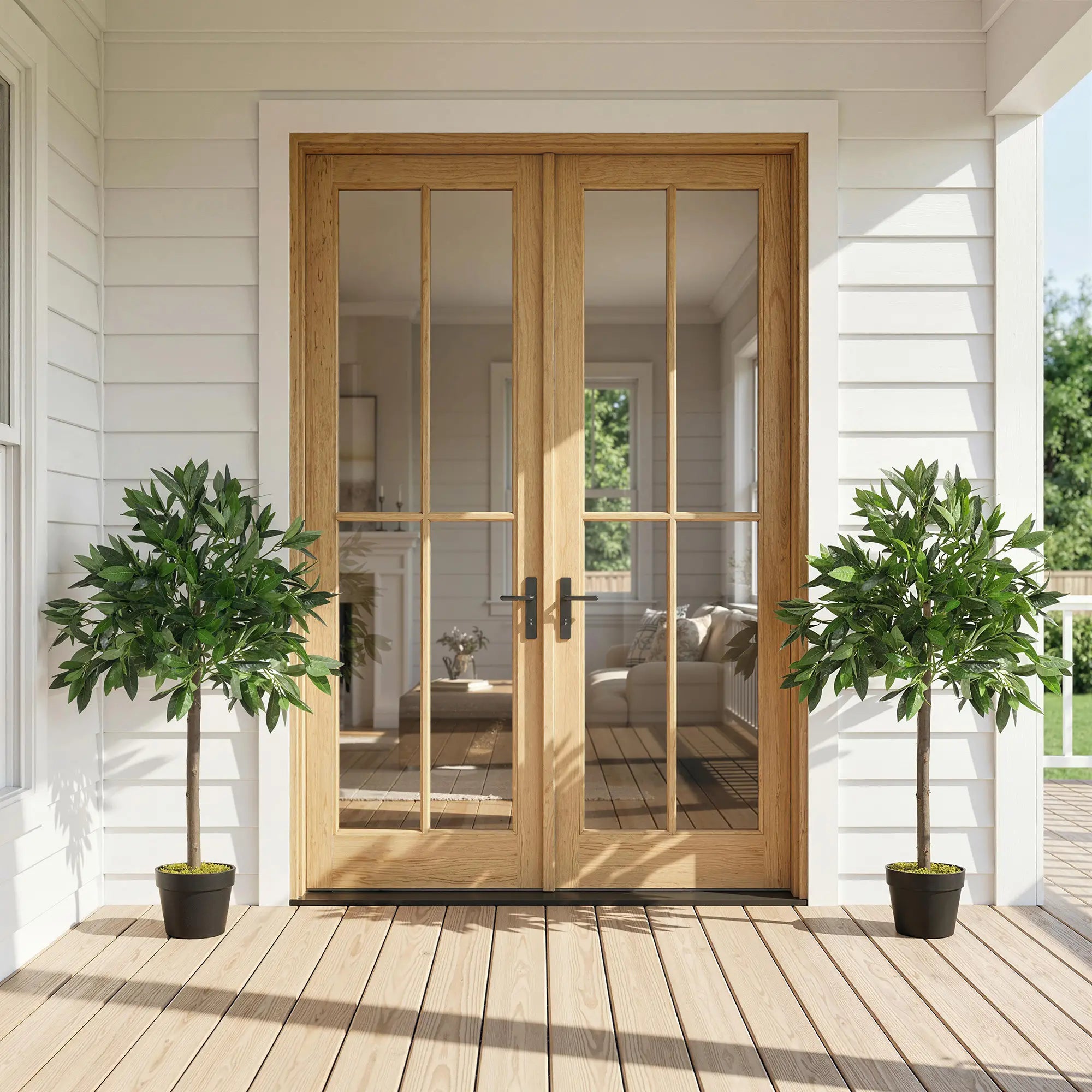 3FT Artificial Laurel Tree Set Of 2, Potted Fake Plant, Green Artificial Trees at Gallery Canada