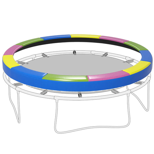 12FT Trampoline Spring Cover, Waterproof, Tear-Resistant, Multi-Colored Trampolines Multi-Colored at Gallery Canada