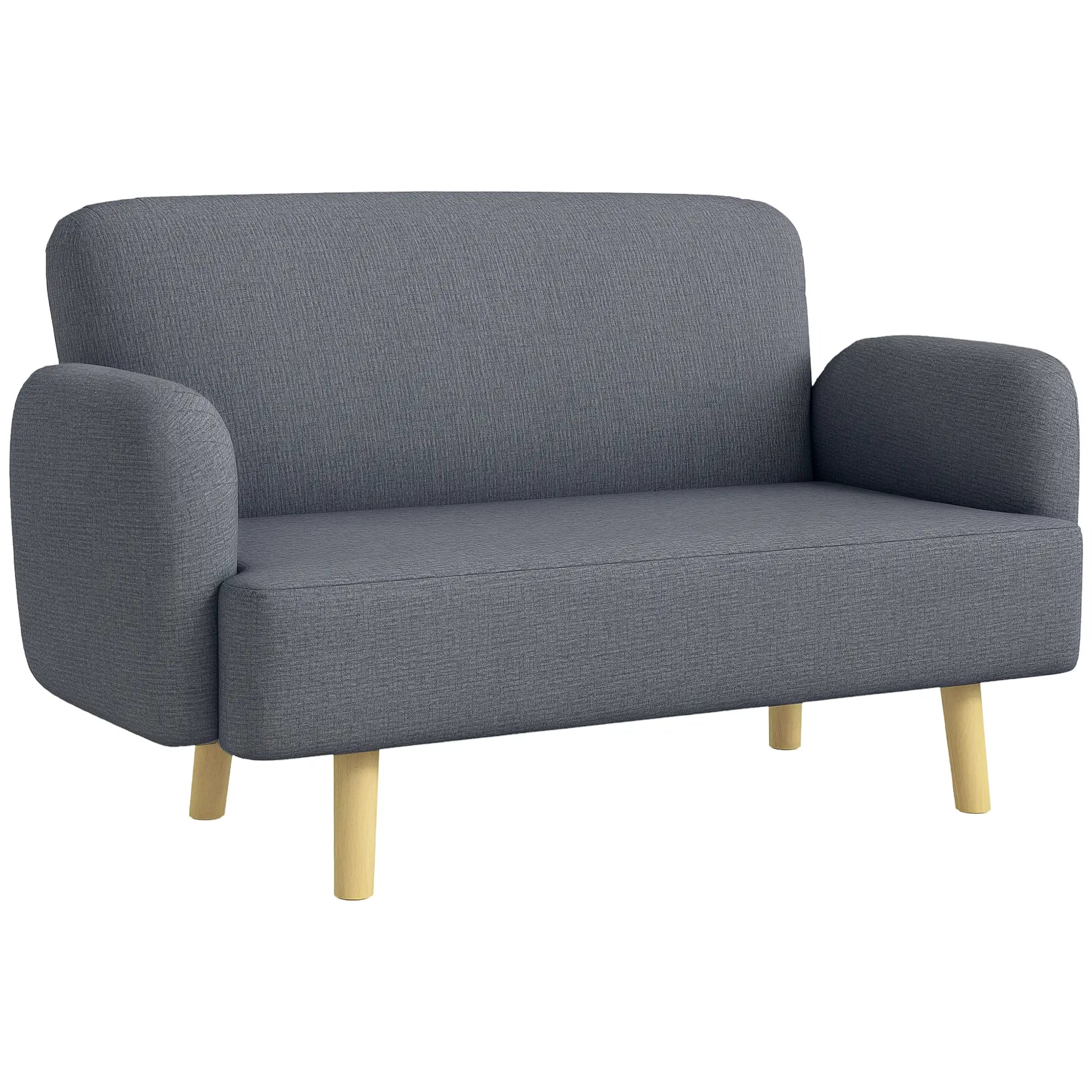 Velvet Fabric 2 Seater Sofa, Small Loveseat 8.3