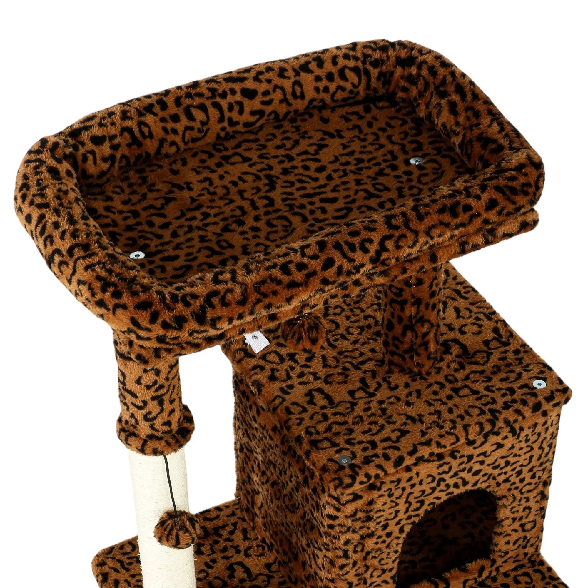 52 Inch Cat Tree With Scratching Posts, Bed, Condo Cat Trees at Gallery Canada