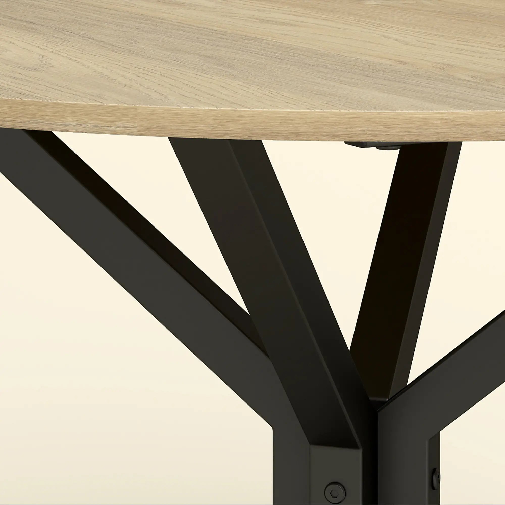 Industrial Dining Table Set for 4, Oak and Grey, Grey Bar Sets at Gallery Canada
