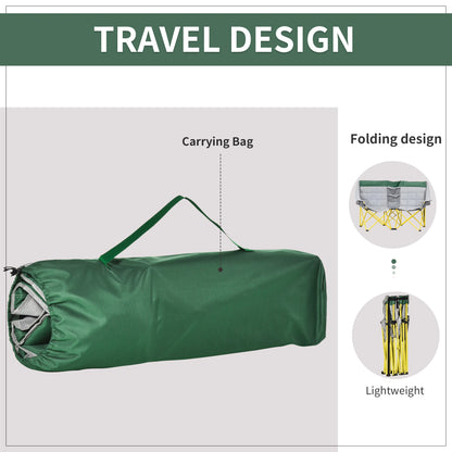 62" W Double Camping Chair Folding Loveseat With Storage, Cup Holder, Green Picnic Tables & Camping Chairs at Gallery Canada