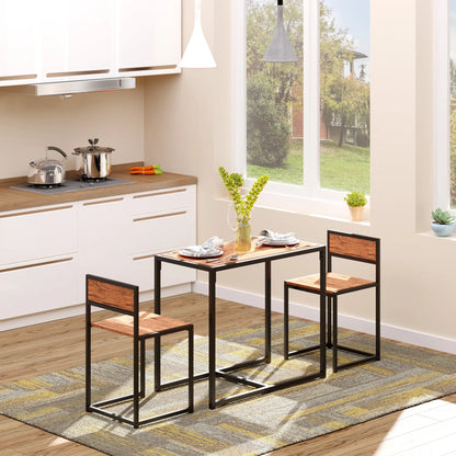 Industrial Dining Table Set for 2, Kitchen Table and Chairs Bar Sets at Gallery Canada