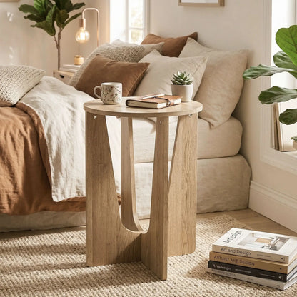 Round Side Table, Compact End Table, Curved Legs Side Tables at Gallery Canada
