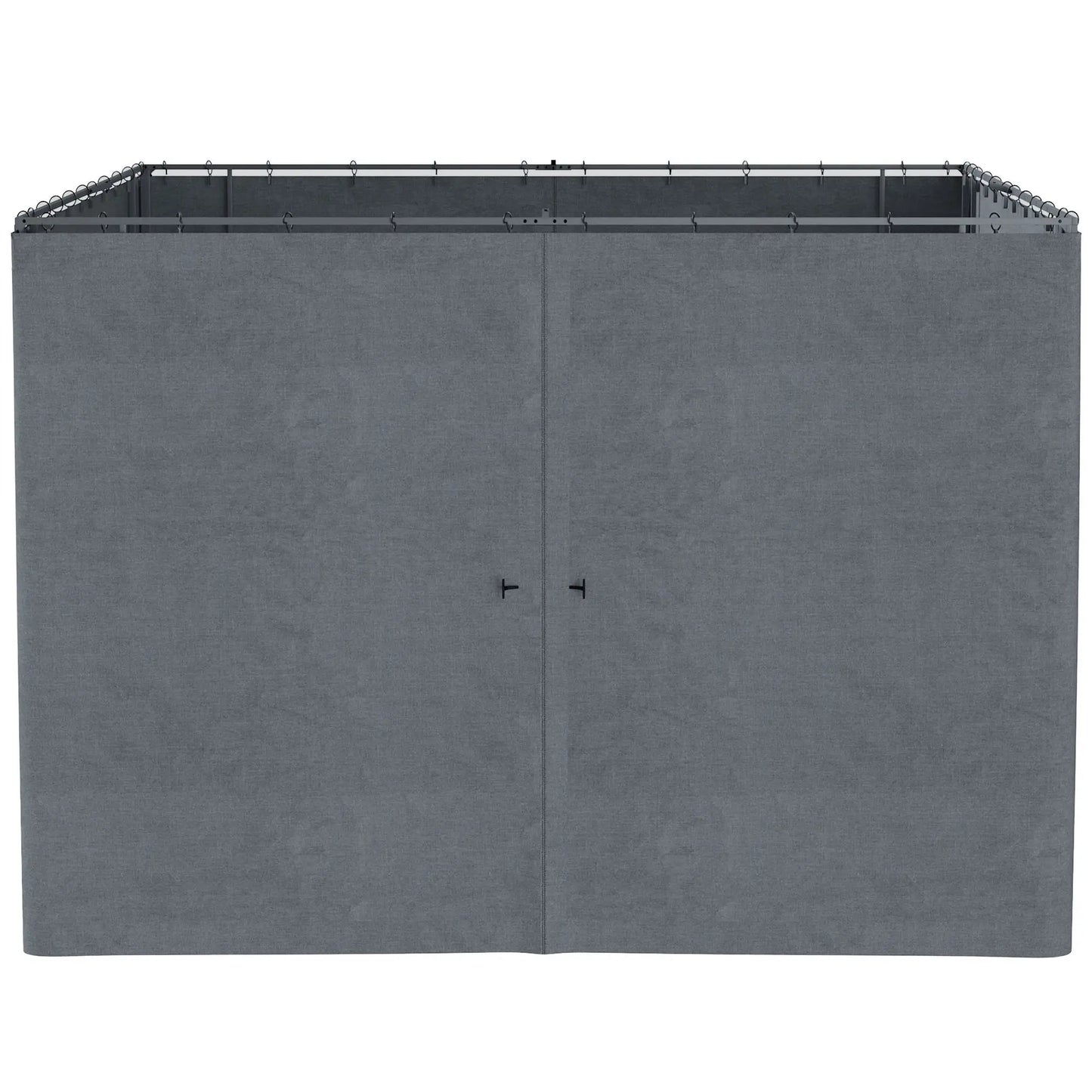 10' x 10' Gazebo Sidewall Set, 4 Panels, Hooks Included, Slate Grey Gazebo Sidewalls at Gallery Canada