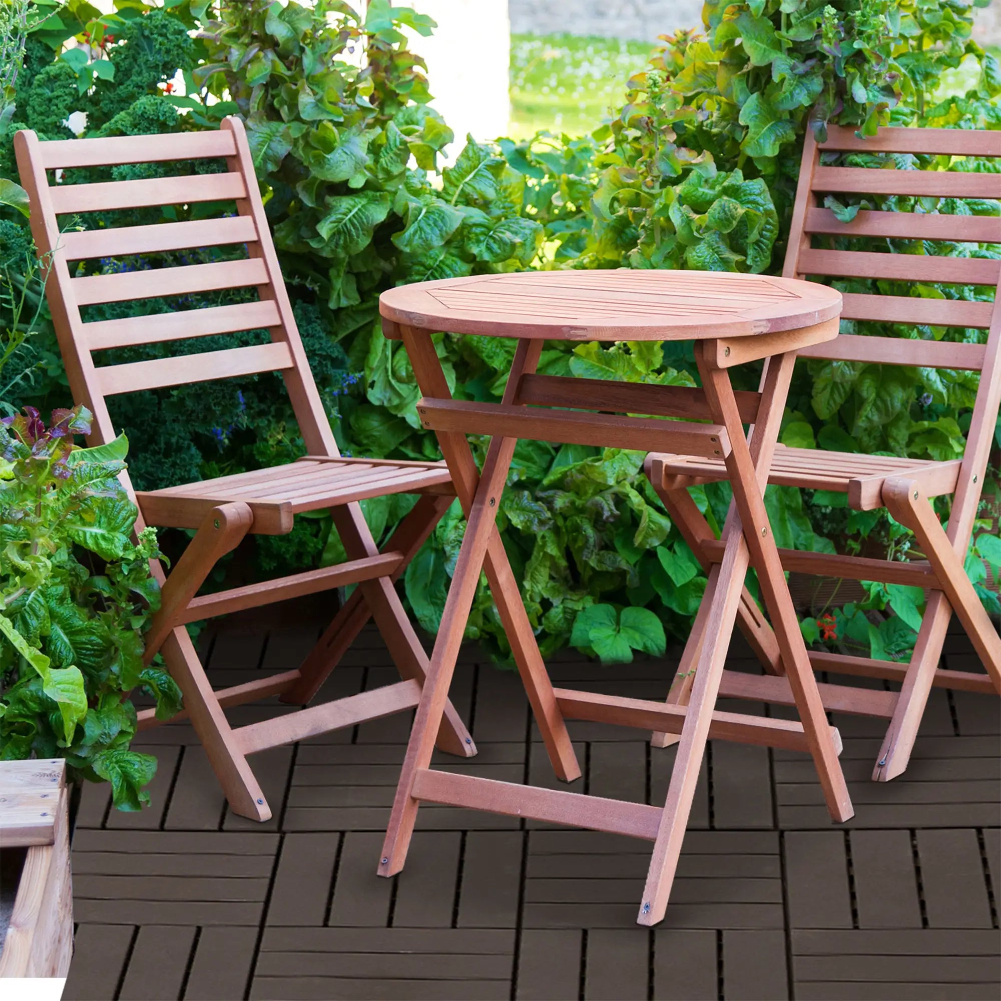 9 Pcs PP Interlocking Deck Tile, 12