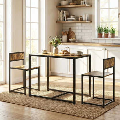 Industrial Dining Set For 2, Kitchen Table And Chairs Dining Table Sets at Gallery Canada