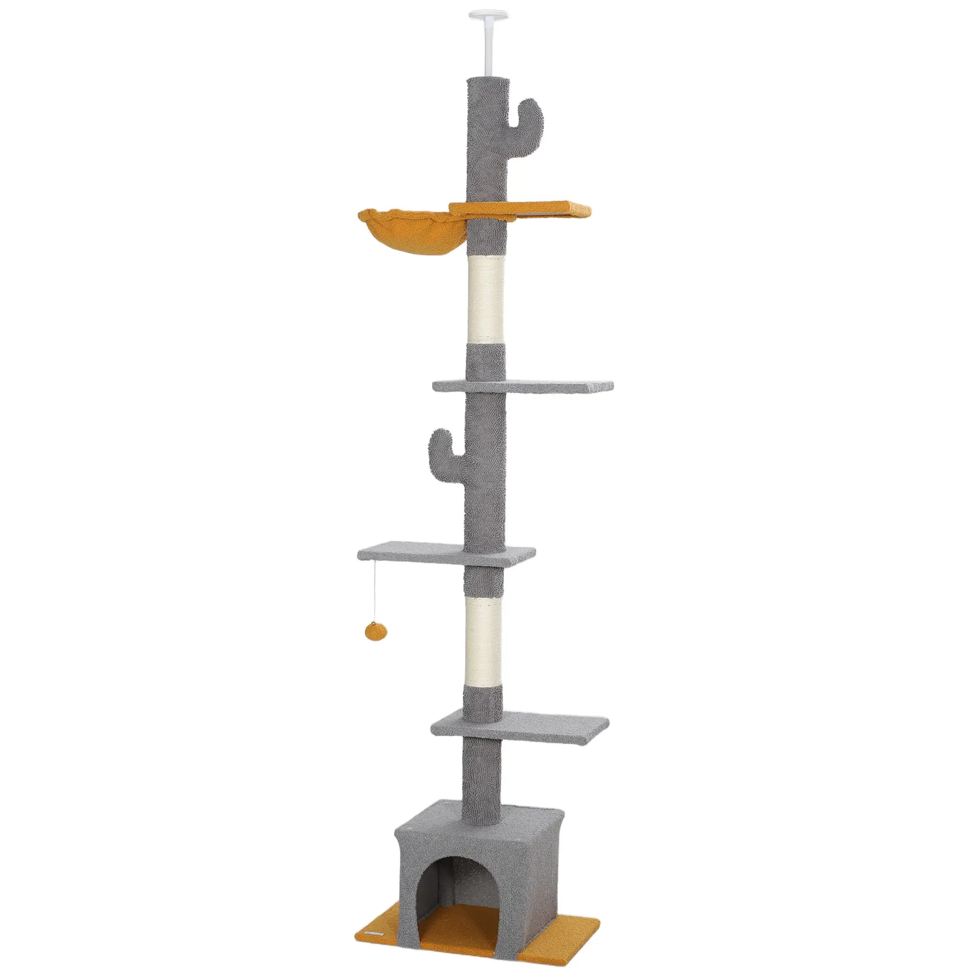 Adjustable Cat Tree Tower, 90.5