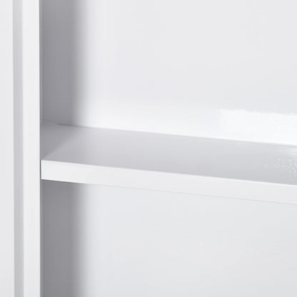 Wall Mount Medicine Cabinet, 2 Shelves, Steel Frame, Magnetic Door, White Mirror Medicine Cabinets at Gallery Canada