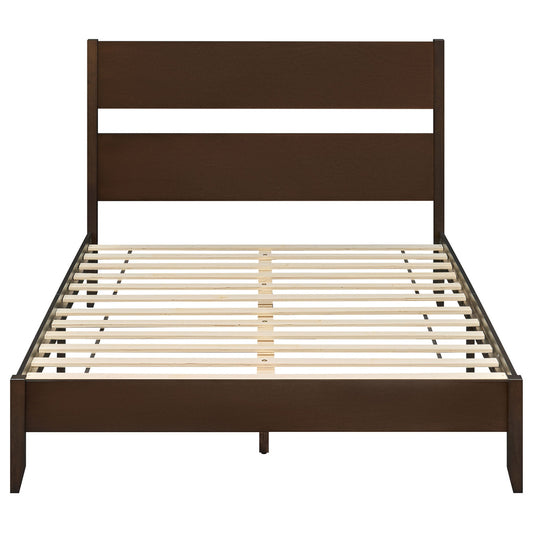 Queen Bed Frame, 12 Slats, Dark Walnut Beds & Bed Frames Dark Walnut at Gallery Canada