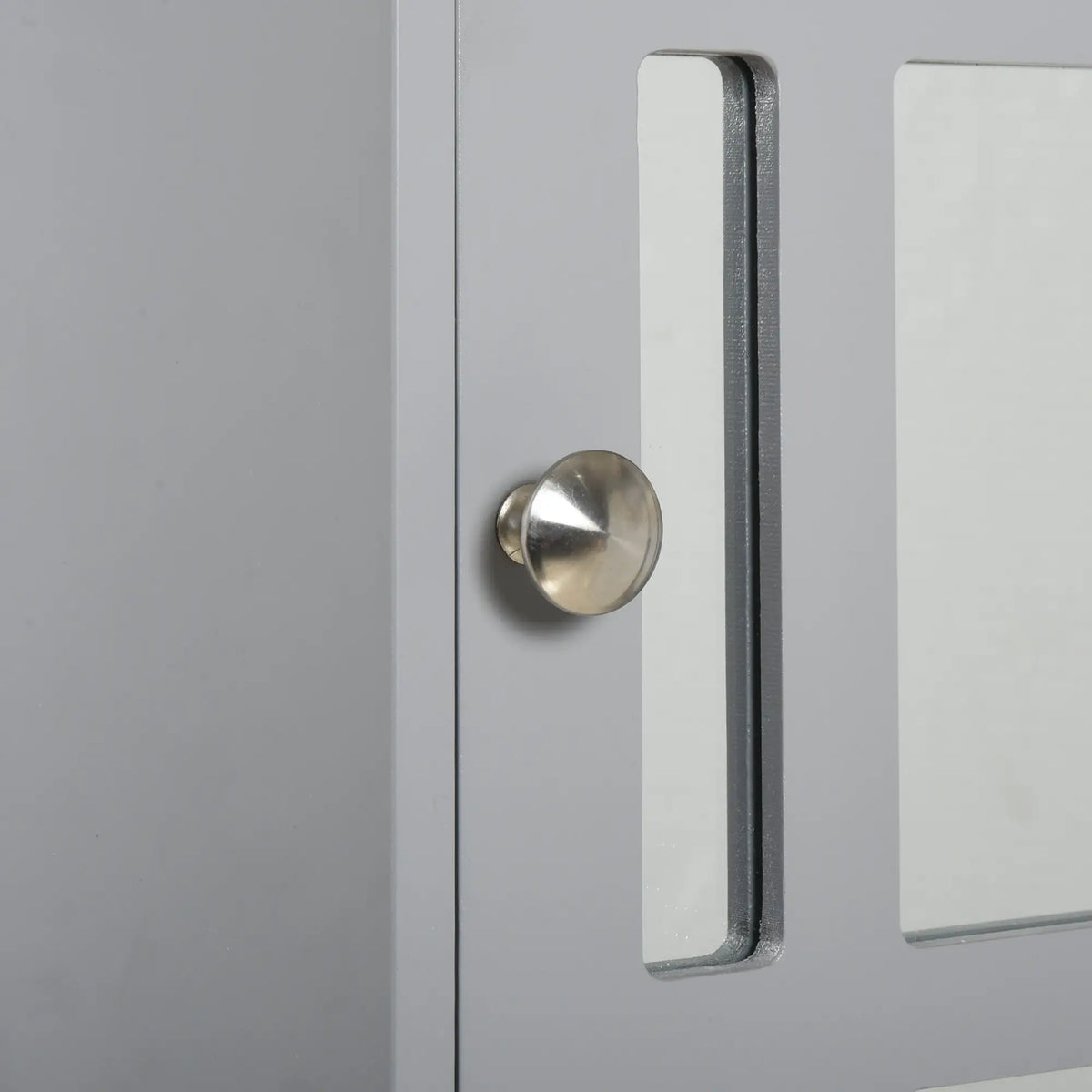Wall Mount Bathroom Cabinet with Mirror Door, 3 Shelf Organizer, Grey Mirror Medicine Cabinets at Gallery Canada