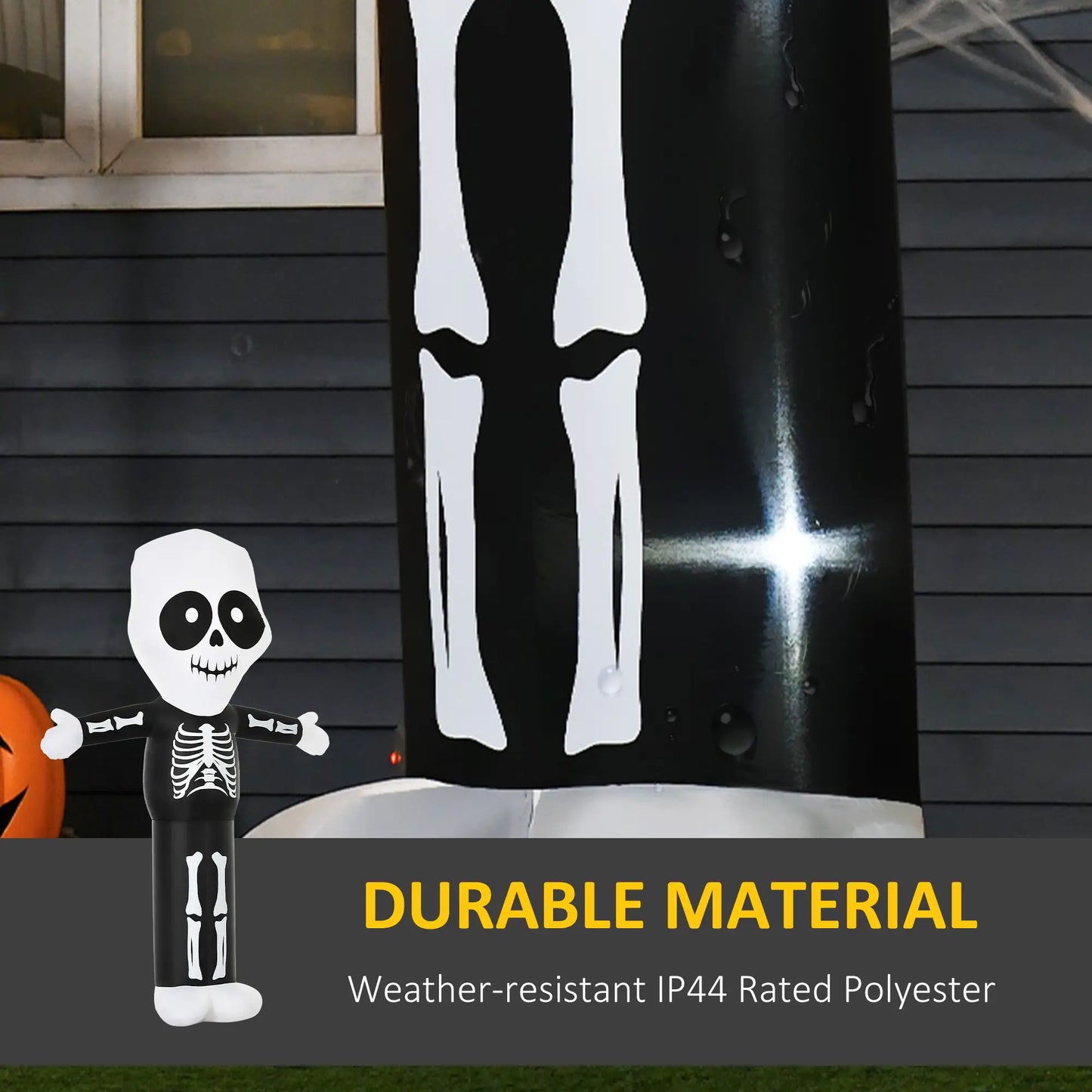 10ft Halloween Inflatable Skeleton Ghost, LED Lighted, Indoor Outdoor Decor Halloween Decorations at Gallery Canada