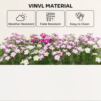 Modular Raised Garden Bed Kit, 2 x 2 x 1ft, White Raised Garden Beds at Gallery Canada