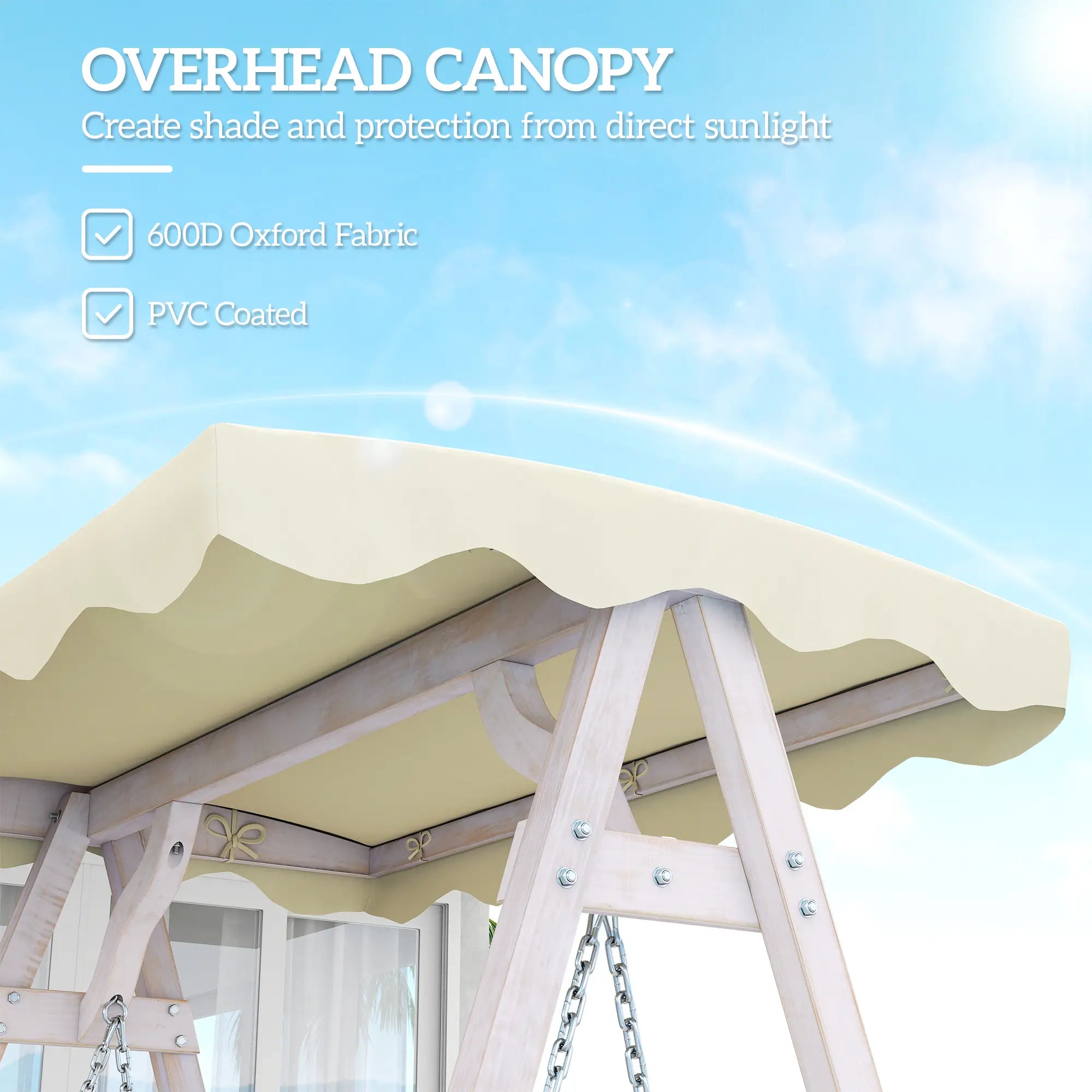 2 Seater Patio Swing With Stand, Canopy & Cushion Patio Swings with Stand at Gallery Canada