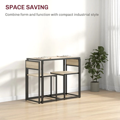 Industrial Dining Table Set for 2, Kitchen Table with Chairs Bar Sets at Gallery Canada