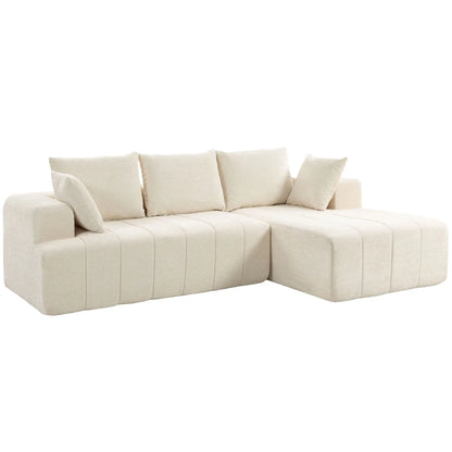 "101" Modular Sectional Sofa, 3 Seater L-Shaped Couch, Beige L Shaped Couchs at Gallery Canada