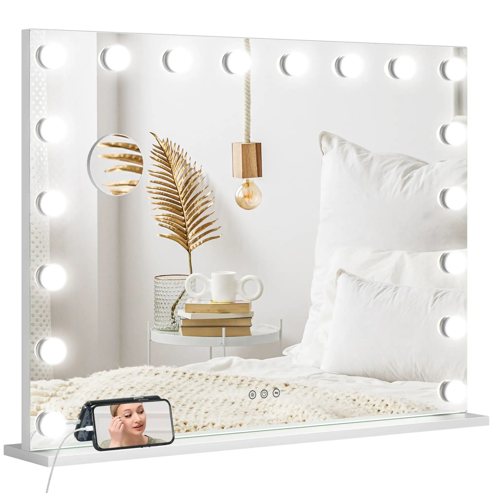 Hollywood Vanity Mirror With Lights, 31.5