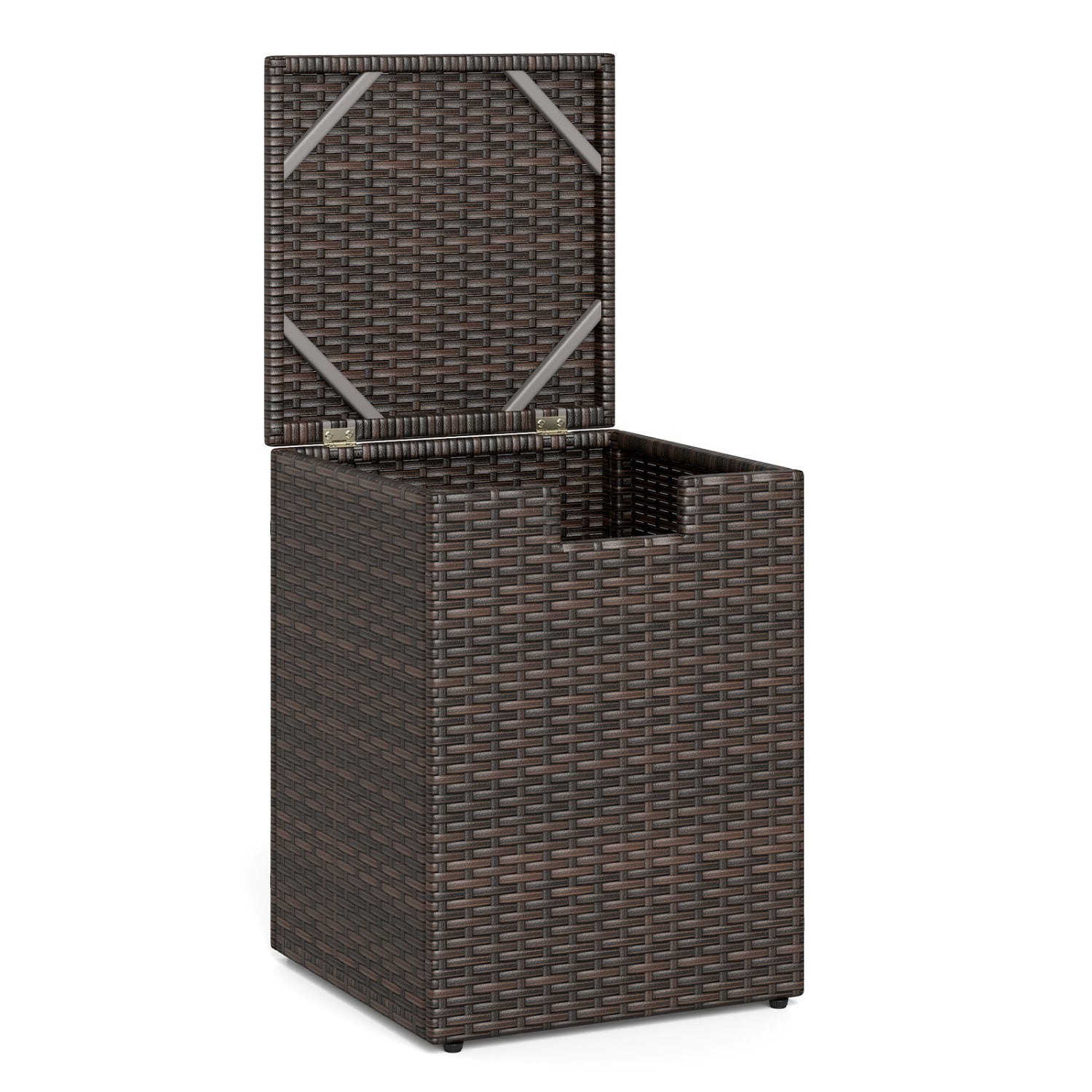 Rattan Propane Tank Cover, Patio Hideaway Side Table, Brown Fire Pit Tables at Gallery Canada