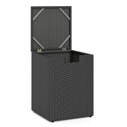 Rattan Propane Tank Cover, Patio Side Table, Black Fire Pit Tables at Gallery Canada