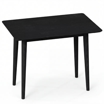 Rectangular Wooden Dining Table, 34 Inch, Farmhouse Kitchen Table, Black Dining Tables at Gallery Canada