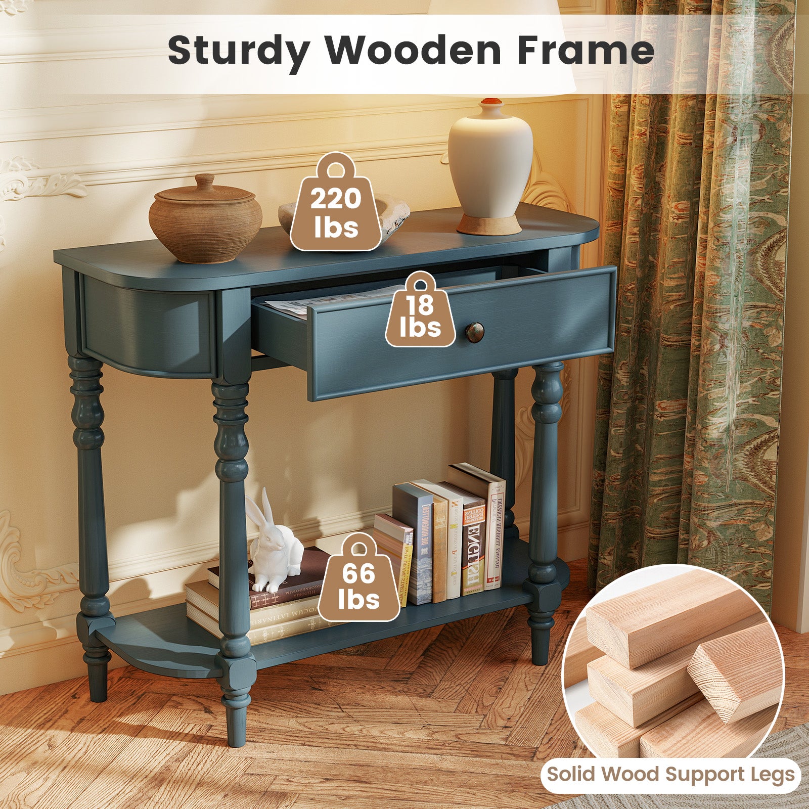 Retro Console Table, 36