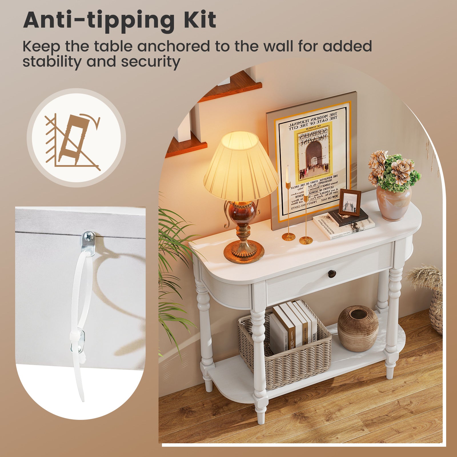 Retro Console Table, 36