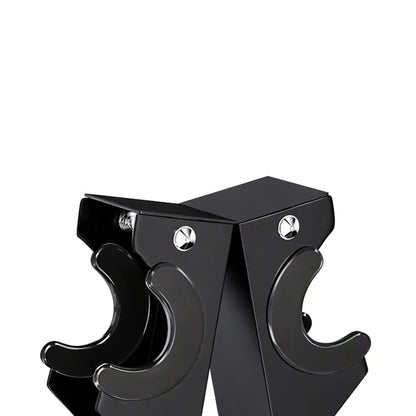 5-Tier Dumbbell Rack, A-Frame Weight Stand with Tray and Wheels, 264 LBS, Black Dumbbells & Barbells at Gallery Canada
