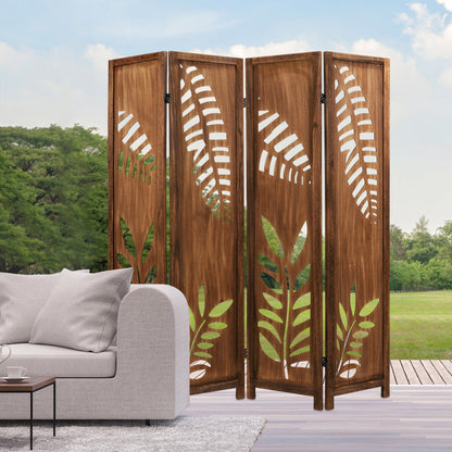 5.6 FT Folding Partition Stand, 4 Panel Room Divider Room Dividers at Gallery Canada