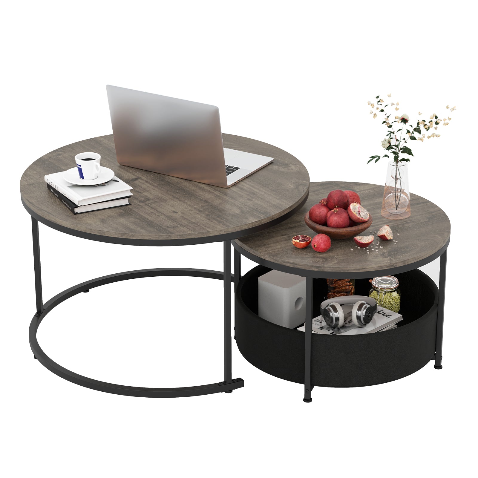 Round Coffee Table Set, 31.5