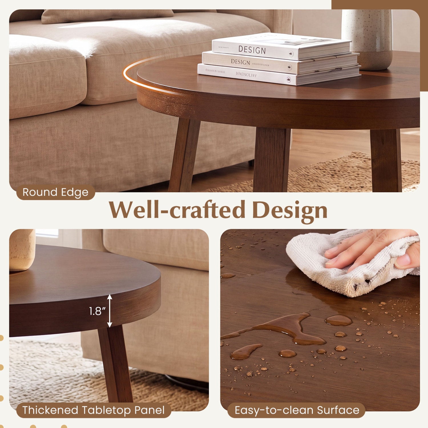 Round Coffee Table 30