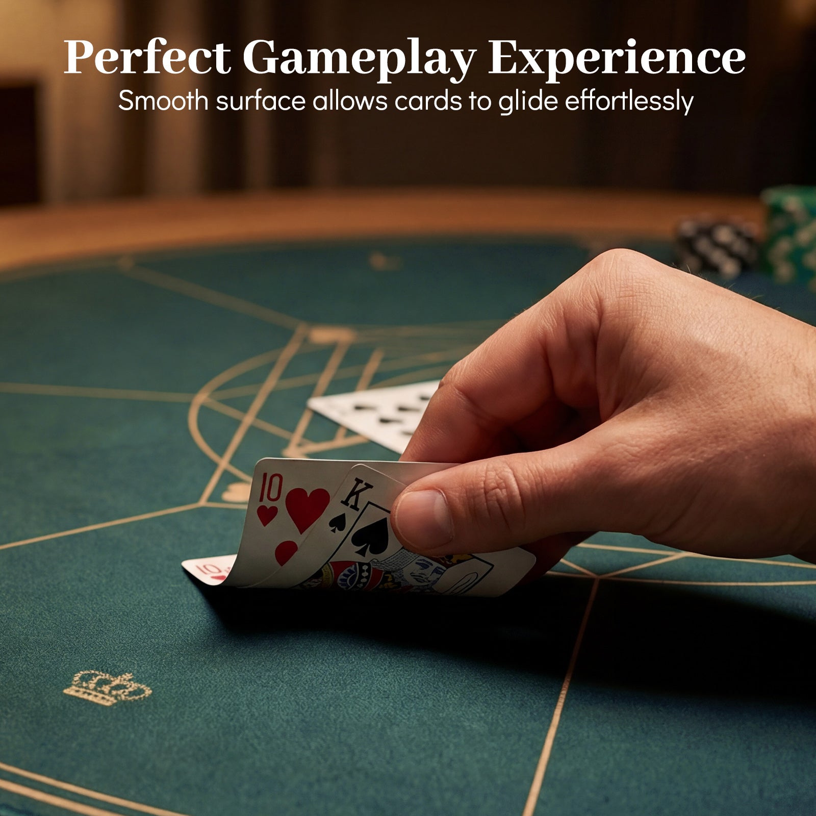 Round Poker Mat, 47