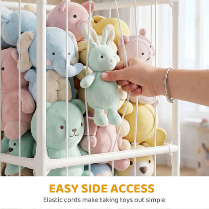 Stuffed Animal Storage Organizer, Waterproof Bottom, 47x47x132cm, no color Baby & Kids Storage at Gallery Canada