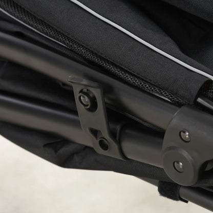 Foldable Pet Stroller, Universal Wheels, Shock Absorber, for Large & Medium Dogs, Black Dog Bike Trailers & Strollers at Gallery Canada