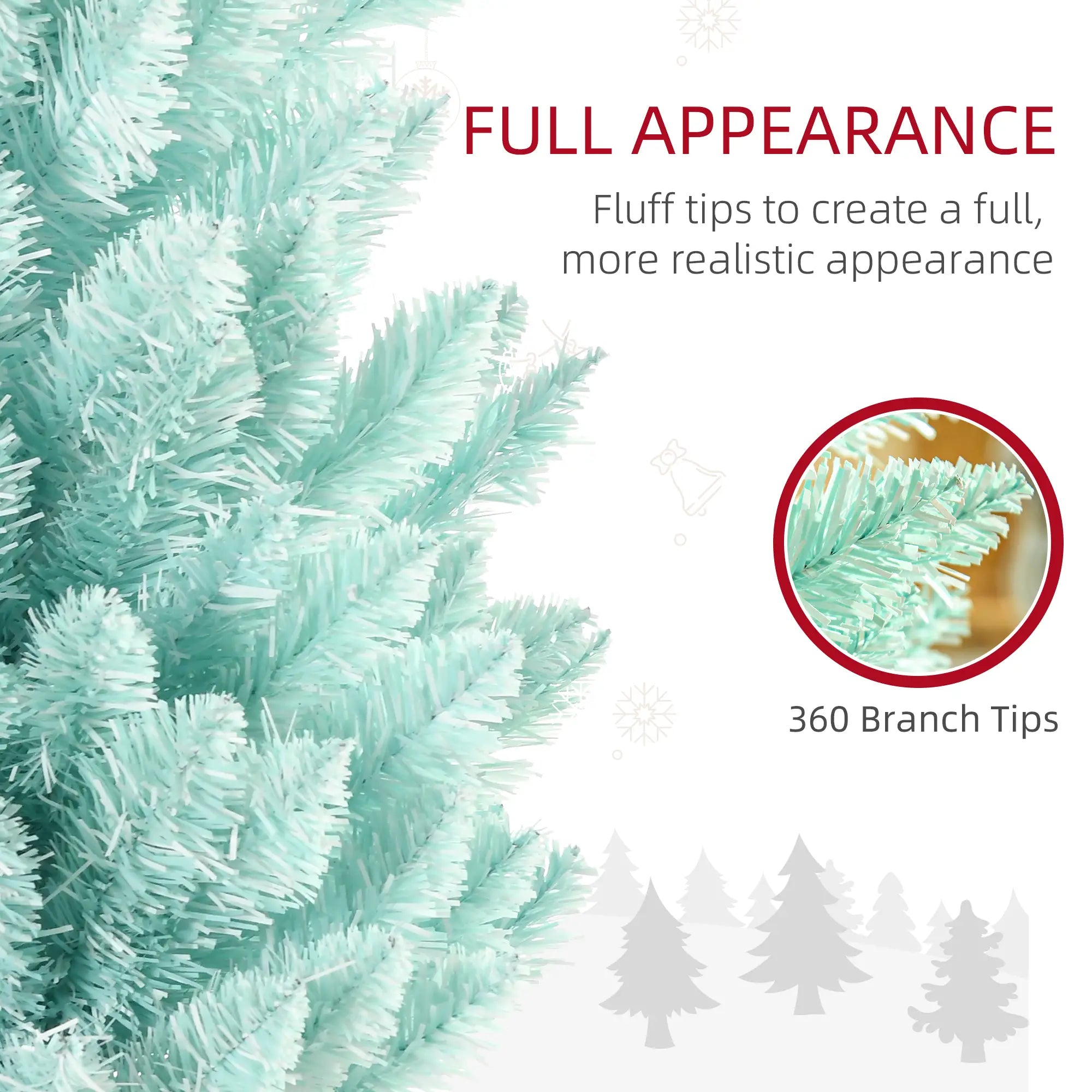 6ft Pencil Christmas Tree, Skinny Artificial, Blue Pencil Christmas Trees at Gallery Canada