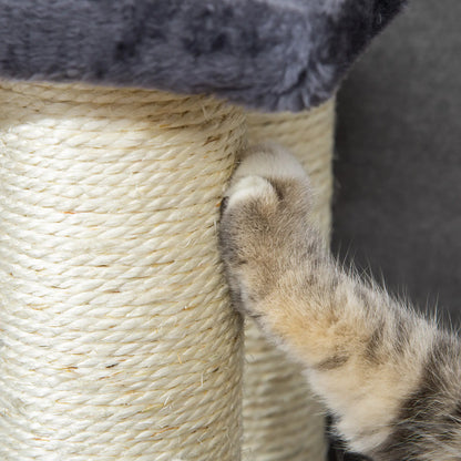 4 Tier Cat Tree, Pet Stairs, 4 Steps, Scratching Post, Dark Grey Cat Stairs at Gallery Canada