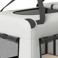 Soft-Sided Pet Carrier Bag, Portable Travel, Light Grey Dog Bike Trailers & Strollers at Gallery Canada