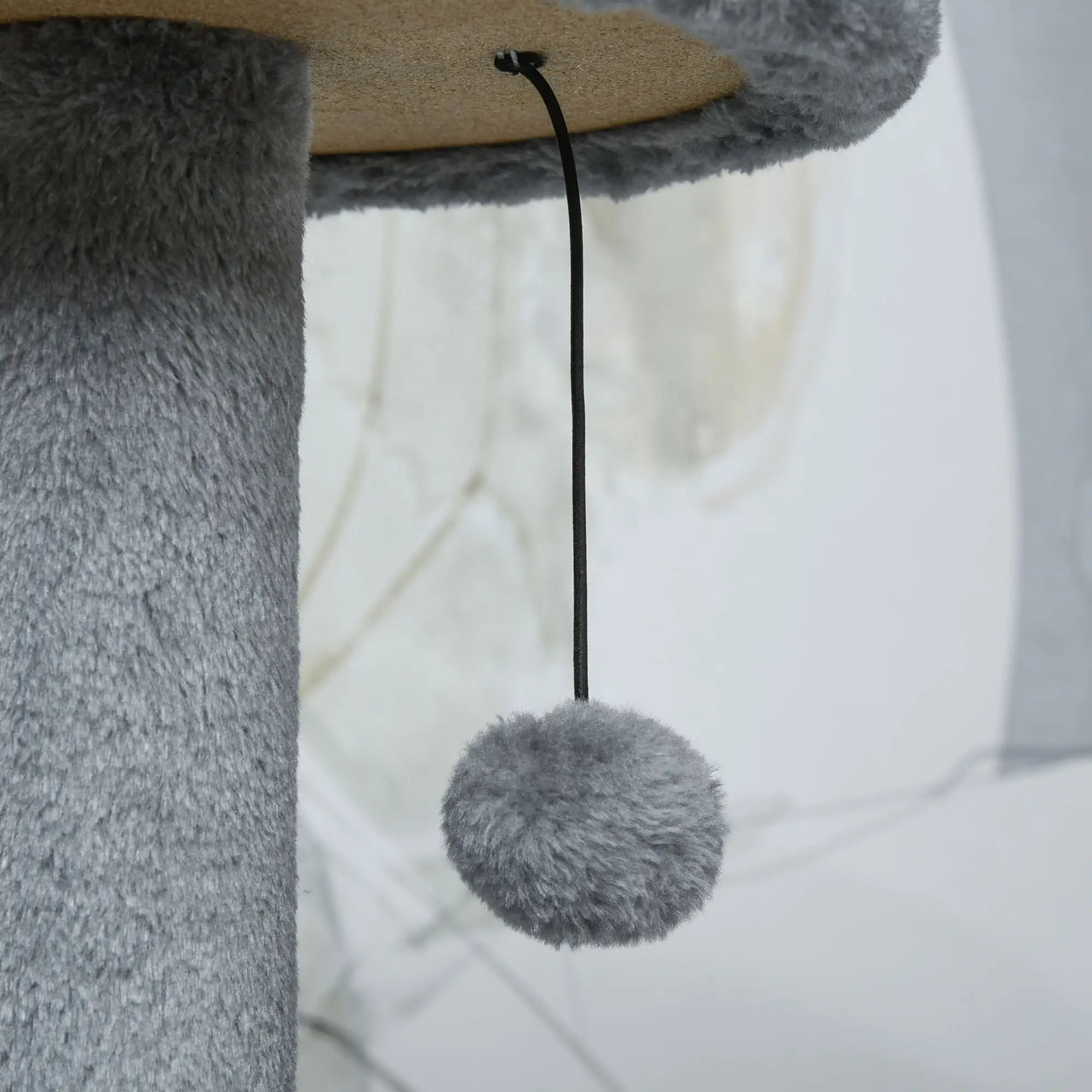 41 Cat Tree Tower with Condo, Scratching Posts, Dark Grey Cat Towers at Gallery Canada