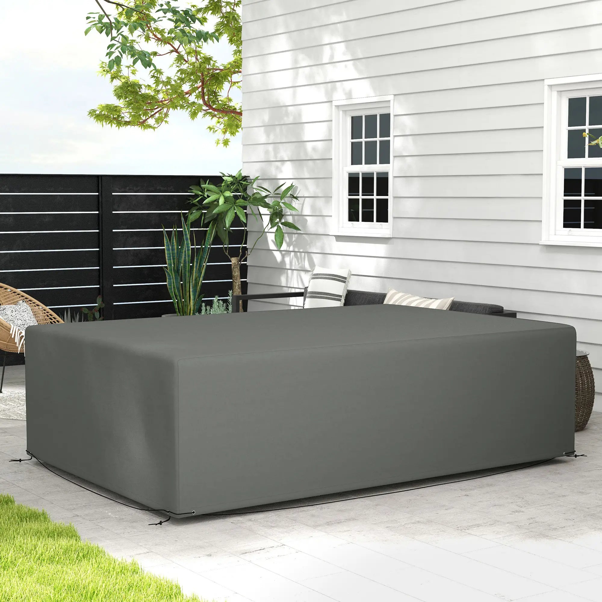 Waterproof Outdoor Sectional Sofa Cover, 97