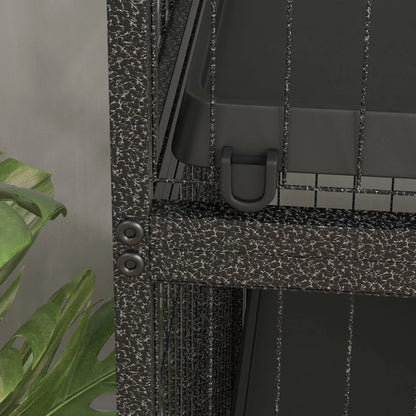 5-Tier Rolling Small Animal Cage, Guinea Pig Cage, Ferret Cage, Grey Houses & Habitats at Gallery Canada