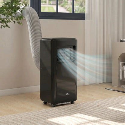 10,000 BTU Mobile Air Conditioner, 440 Sq. Ft., Dehumidifier, Fan, Black Air Conditioner at Gallery Canada