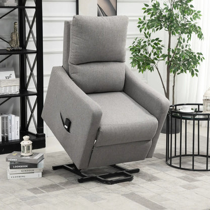 Electric Lift Recliner Chair, Power Chaise Lounge, Remote Control, Side Pocket Electric Power Lift Chairs at Gallery Canada