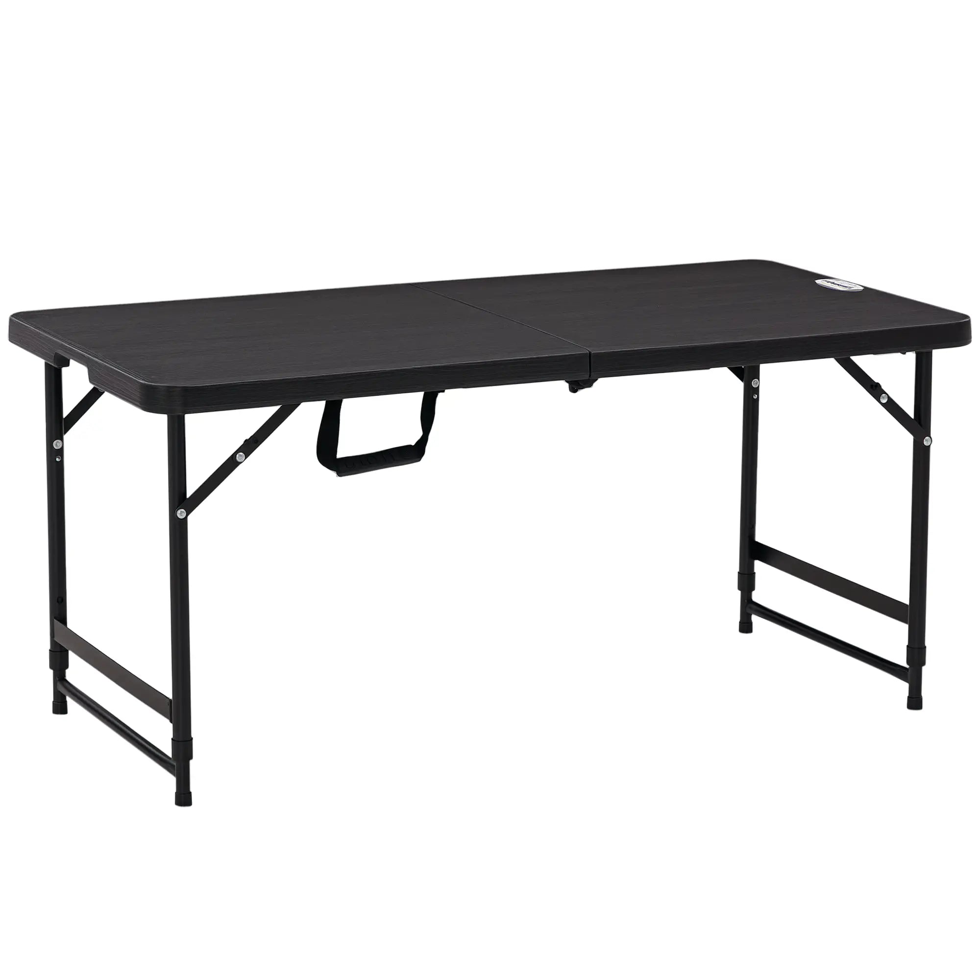 Foldable Patio Dining Table for 4, Height Adjustable, Dark Grey Patio Dinning Tables at Gallery Canada