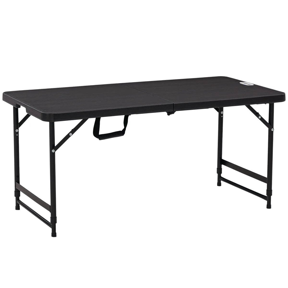 Foldable Patio Dining Table for 4, Height Adjustable, Dark Grey Patio Dinning Tables at Gallery Canada