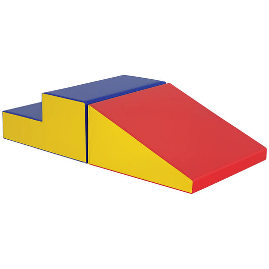 2-Piece Climb Crawl Activity Soft Play Set, Foam Blocks Playset, Multi-colour Baby Gym & Playmats Multi Colour at Gallery Canada